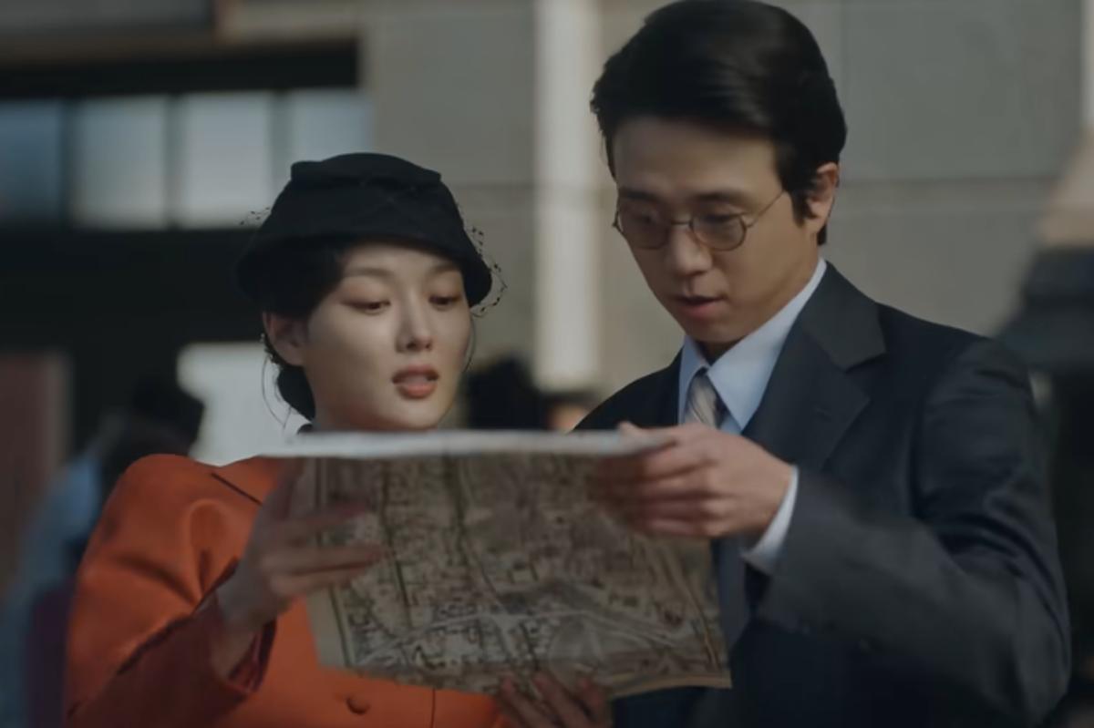 100일의 거짓말의 1930년대 경성 잠입 작전과 인물 관계를 담은 드라마 이미지